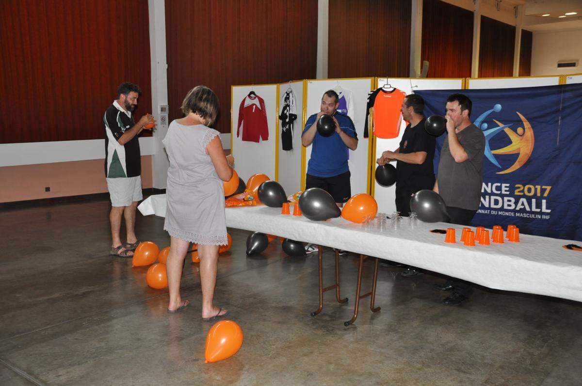 Préparation de la fête du club